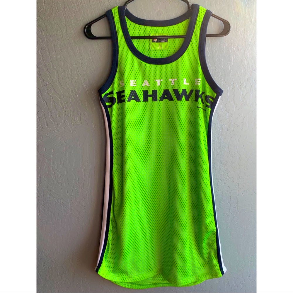 Women’s NFL Seattle Seahawks Jersey Dress, Sz S